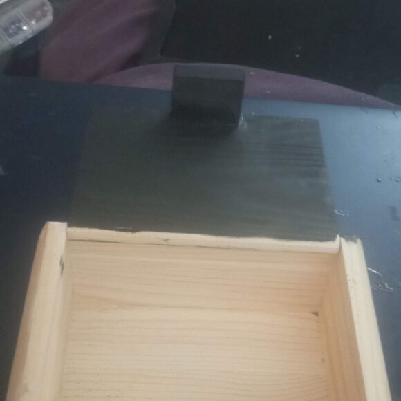 Handmade Bull Ox Black Trinket Jewelry Box - Picture 7 of 8